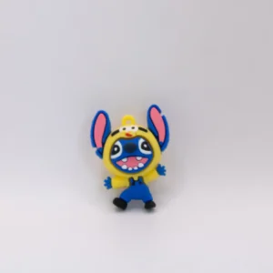 Adorable Figurine Stitch Bleue en Silicone pour Porte-clés