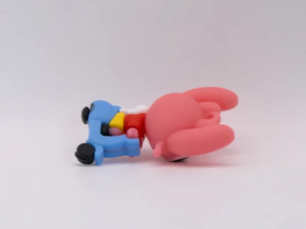 Adorable Figurine Stitch en Silicone Bleu pour Porte-clés - Accessoire Kawaii