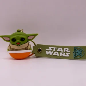 Adorable Porte-clés Bébé Yoda en plastique multicolore - Star Wars