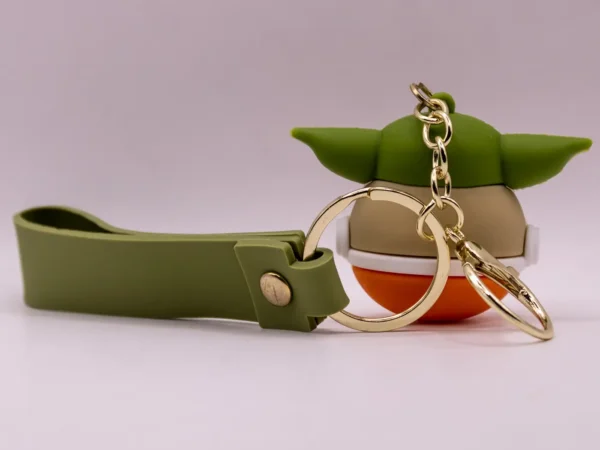 Adorable Porte-clés Bébé Yoda en plastique multicolore - Star Wars