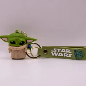 Adorable Porte-clés Bébé Yoda : Un Compagnon Star Wars pour Vos Clés