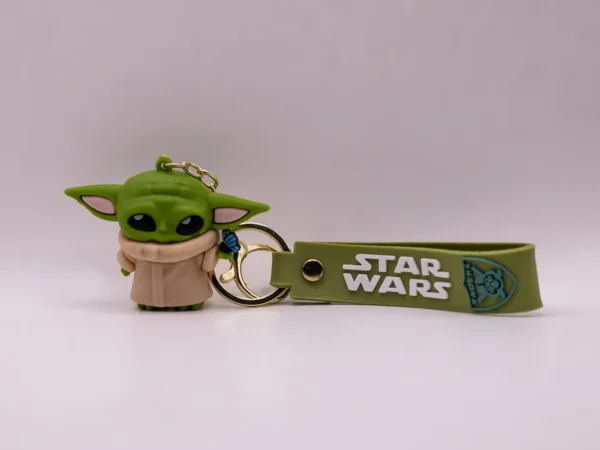 Adorable Porte-clés Bébé Yoda : Un Compagnon Star Wars pour Vos Clés