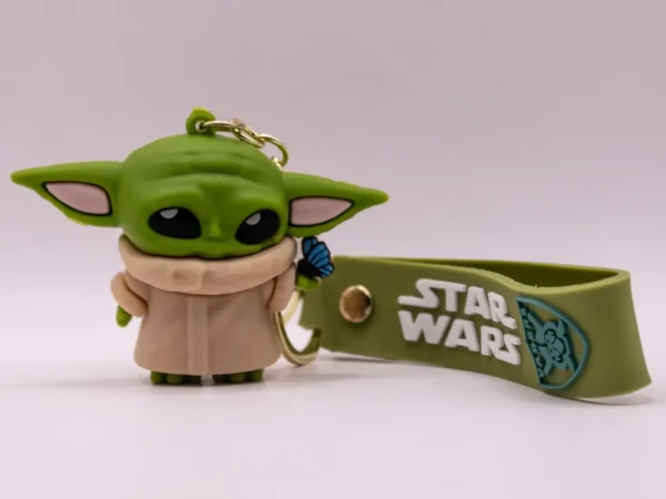 Adorable Porte-clés Bébé Yoda : Un Compagnon Star Wars pour Vos Clés