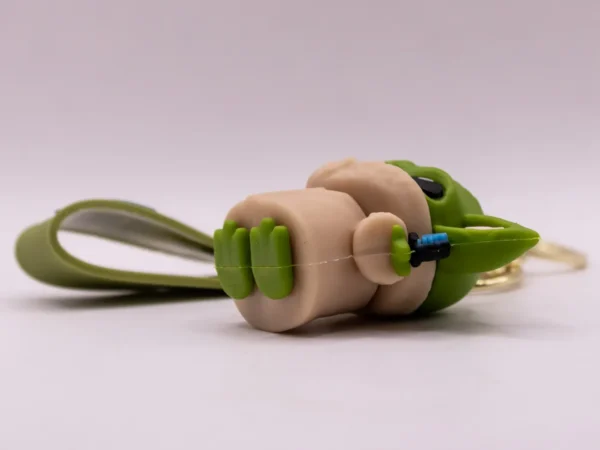 Adorable Porte-clés Bébé Yoda : Un Compagnon Star Wars pour Vos Clés