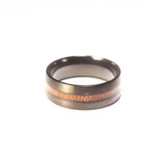 Bague Noire et Marron en Acier Inoxydable - Design Moderne et Élégant
