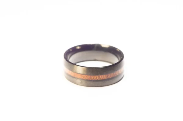 Bague Noire et Marron en Acier Inoxydable - Design Moderne et Élégant