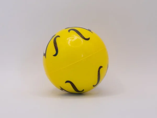 Balle Anti-stress Emoji Jaune Souriante 5cm - Défoulez-vous avec le sourire !