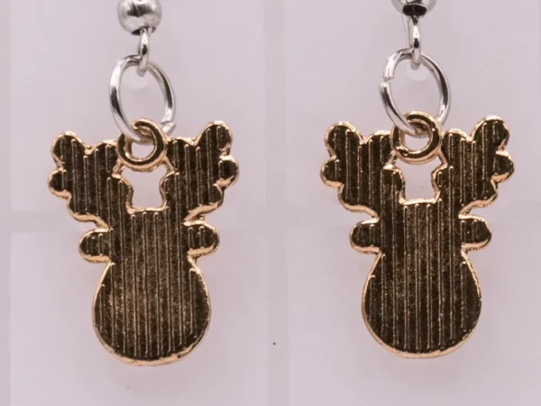 Boucles d'oreilles pendantes Reine de Noël style Casse-Noisette