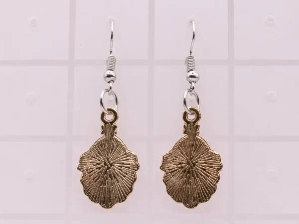 Boucles d'oreilles Père Noël en plastique avec strass scintillant