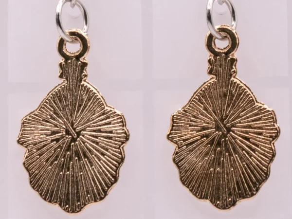 Boucles d'oreilles Père Noël en plastique avec strass scintillant
