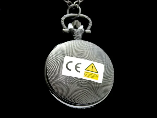 Collier avec montre gousset vintage Route 66 style américain