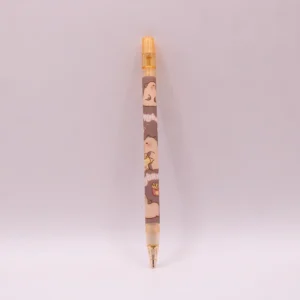 Critérium Capi Bara 2B 0.5mm avec Gomme, Design Beige et Marron