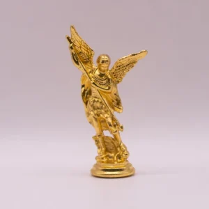 Figurine Archange en Laiton Doré - Décoration Spirituelle