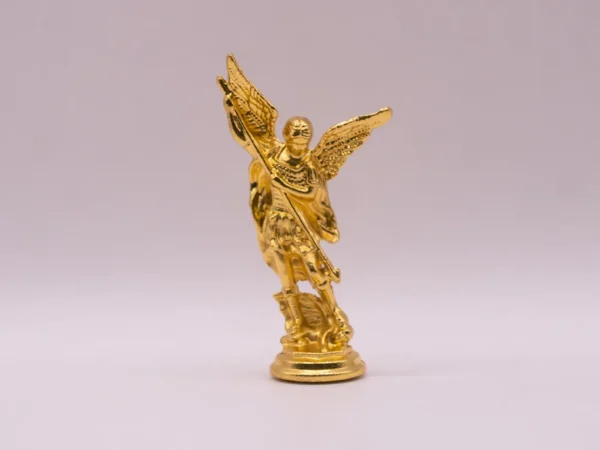 Figurine Archange en Laiton Doré - Décoration Spirituelle