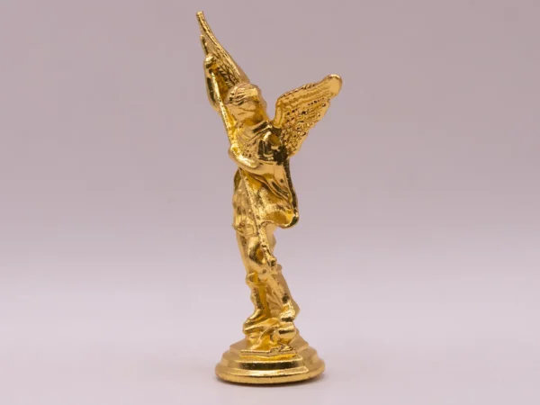 Figurine Archange en Laiton Doré - Décoration Spirituelle