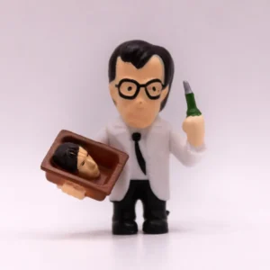 Figurine Dr. West de Re-Animator en plastique blanc