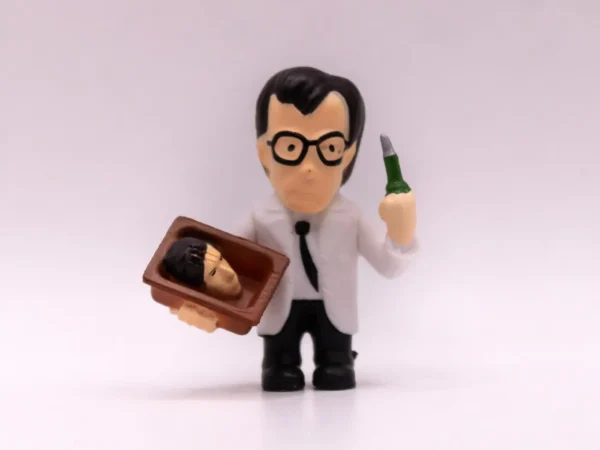 Figurine Dr. West de Re-Animator en plastique blanc