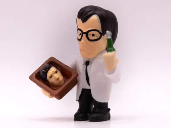 Figurine Dr. West de Re-Animator en plastique blanc