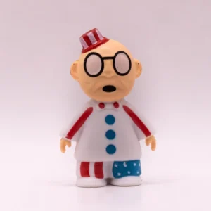 Figurine Horreur Capitaine Spaulding - Pièce de Collection Blanche en Plastique
