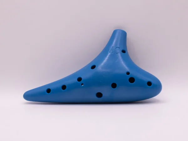 Instrument de Musique Ocarina en Plastique Bleu, Tonalité Alto C