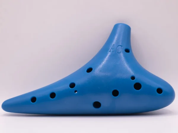 Instrument de Musique Ocarina en Plastique Bleu, Tonalité Alto C