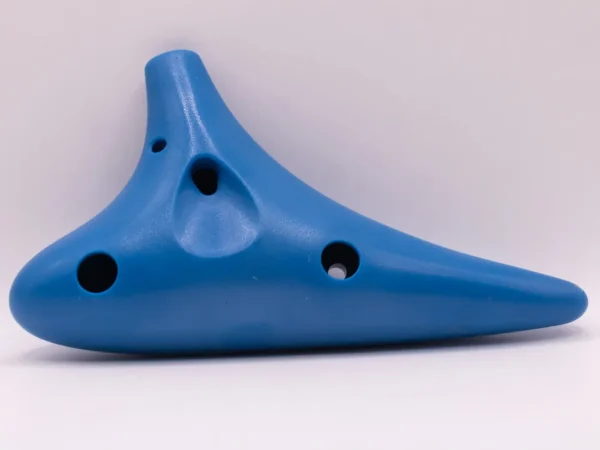 Instrument de Musique Ocarina en Plastique Bleu, Tonalité Alto C