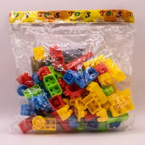 Jeu de Blocs de Construction Colorés 100 Pièces pour Enfants