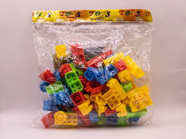 Jeu de Blocs de Construction Colorés 100 Pièces pour Enfants