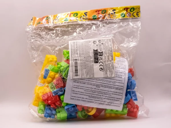 Jeu de Blocs de Construction Colorés 100 Pièces pour Enfants