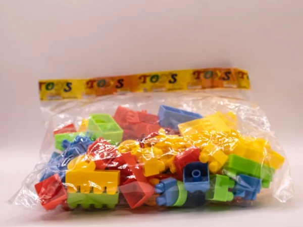 Jeu de Blocs de Construction Colorés 100 Pièces pour Enfants