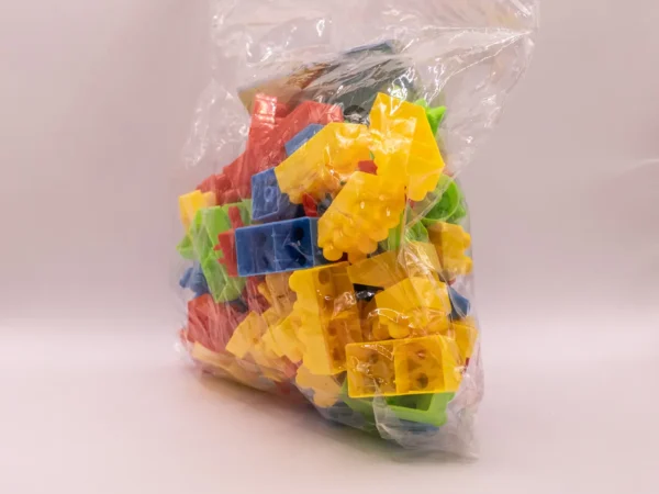 Jeu de Blocs de Construction Colorés 100 Pièces pour Enfants