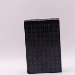 Jeu de Cartes Noir en Plastique - Élégant et Durable