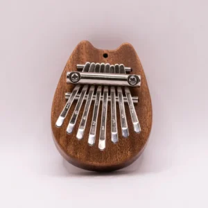 Kalimba en bois en forme de tête de chat, piano à pouce mignon