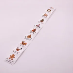 Lot de 10 Autocollants de Noël Multicolores en Plastique (2,5 cm de diamètre)