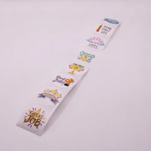 Lot de 8 Autocollants Multicolores Ronds en Plastique - Diamètre 3cm