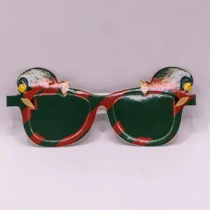 Lunettes festives bonnet de lutin, accessoire photo de Noël