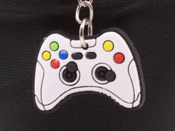 Manette Blanche Multicolore en Plastique - Design Unique et Ergonomique