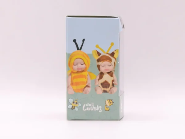 Mini Bébé Poupée en Pyjama Bleu - Jouet pour Enfant 3+