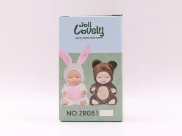 Mini Bébé Poupée en Pyjama Bleu - Jouet pour Enfant 3+