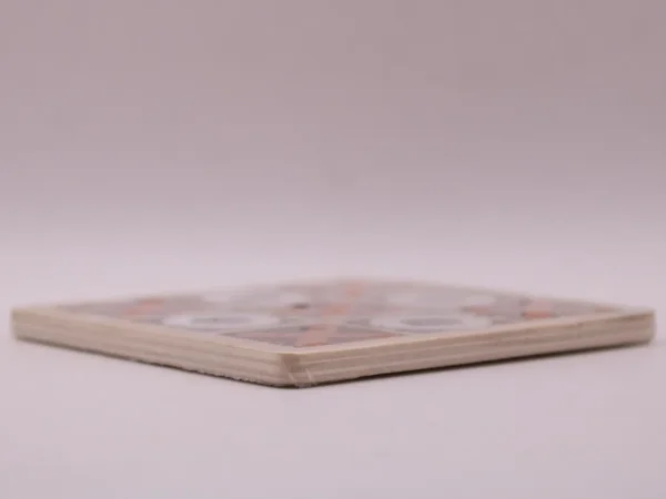 Mini jeu de Morpion en bois, jeu de société classique et chic