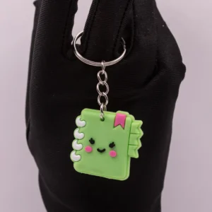 Porte-clés Agenda Visage Mignon - Accessoire Kawaii et Pratique