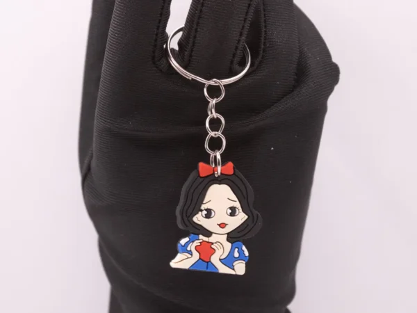 Porte-clés Blanche-Neige : Un souvenir magique et coloré pour vos clés