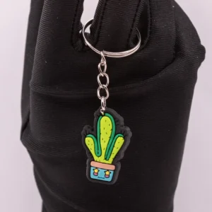Porte-clés Cactus Multicolores : Un Accessoire Désert Plein de Peps !