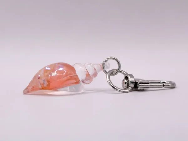 Porte-clés Coquillage Nacré en Acrylique - Accessoire Été
