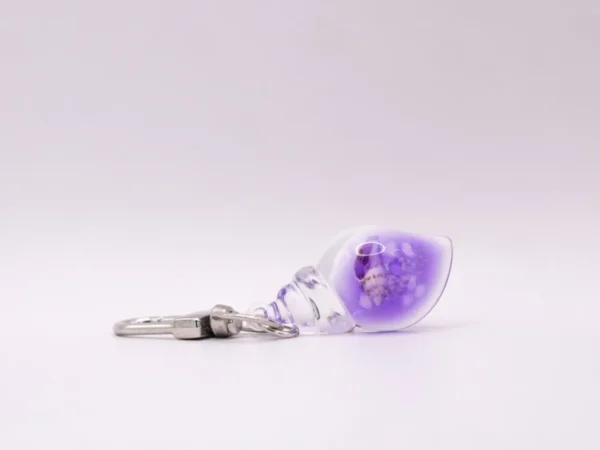 Porte-clés Coquillage Nacré en Acrylique - Accessoire Été