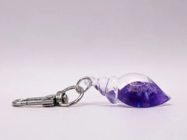 Porte-clés Coquillage Nacré en Acrylique - Accessoire Été