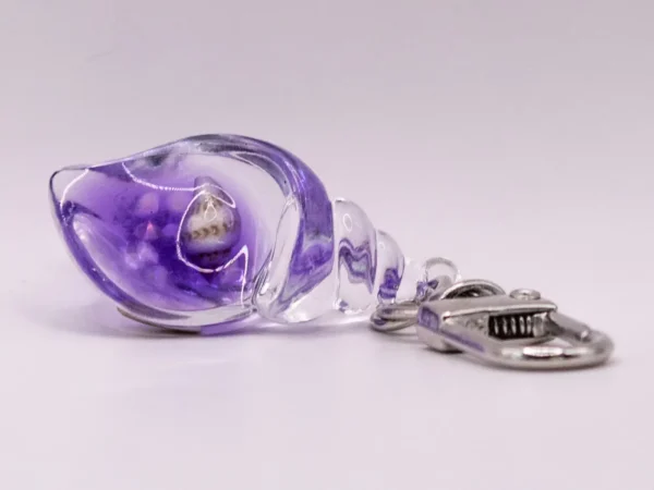 Porte-clés Coquillage Nacré en Acrylique - Accessoire Été