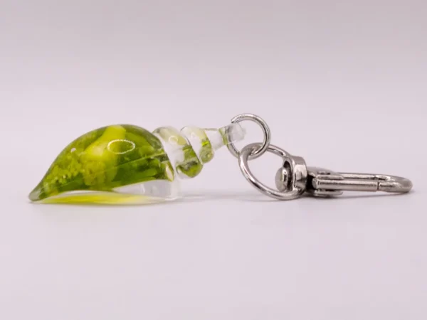 Porte-clés Coquillage Nacré et Doré - Accessoire Été
