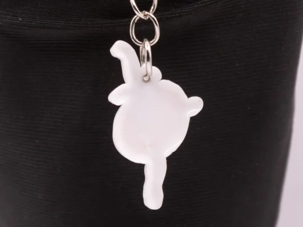 Porte-clés Danseuse Classique Rose, Noire et Blanche en Plastique