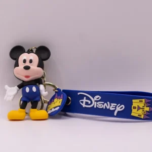 Porte-clés Disney Mickey Bleu en plastique - Accessoire collector